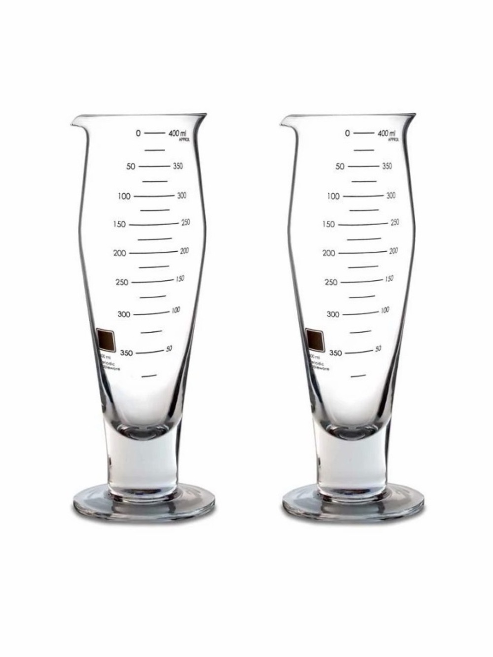 Laboratory Beaker Pilsner Glasses - Set of 2
